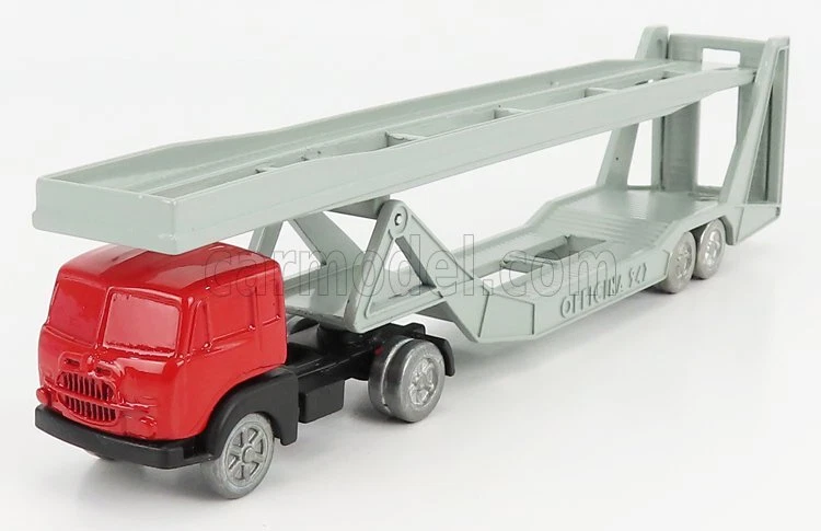 MODELLINO CAMION STATICO FIAT 682 BISARCA 1955 ROSSO OFFICINA 942 SCALA 1/76 - Immagine 3 di 4