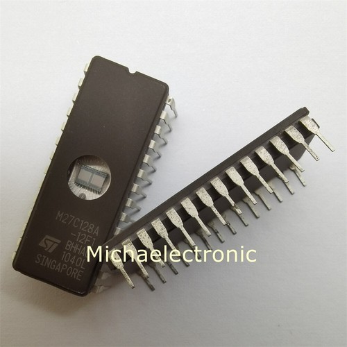10pieces M27C128A-12F1 ST CDIP-28