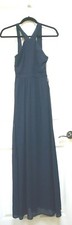 New LuLus Maxi Lined Dress Navy Sz XS  NWT