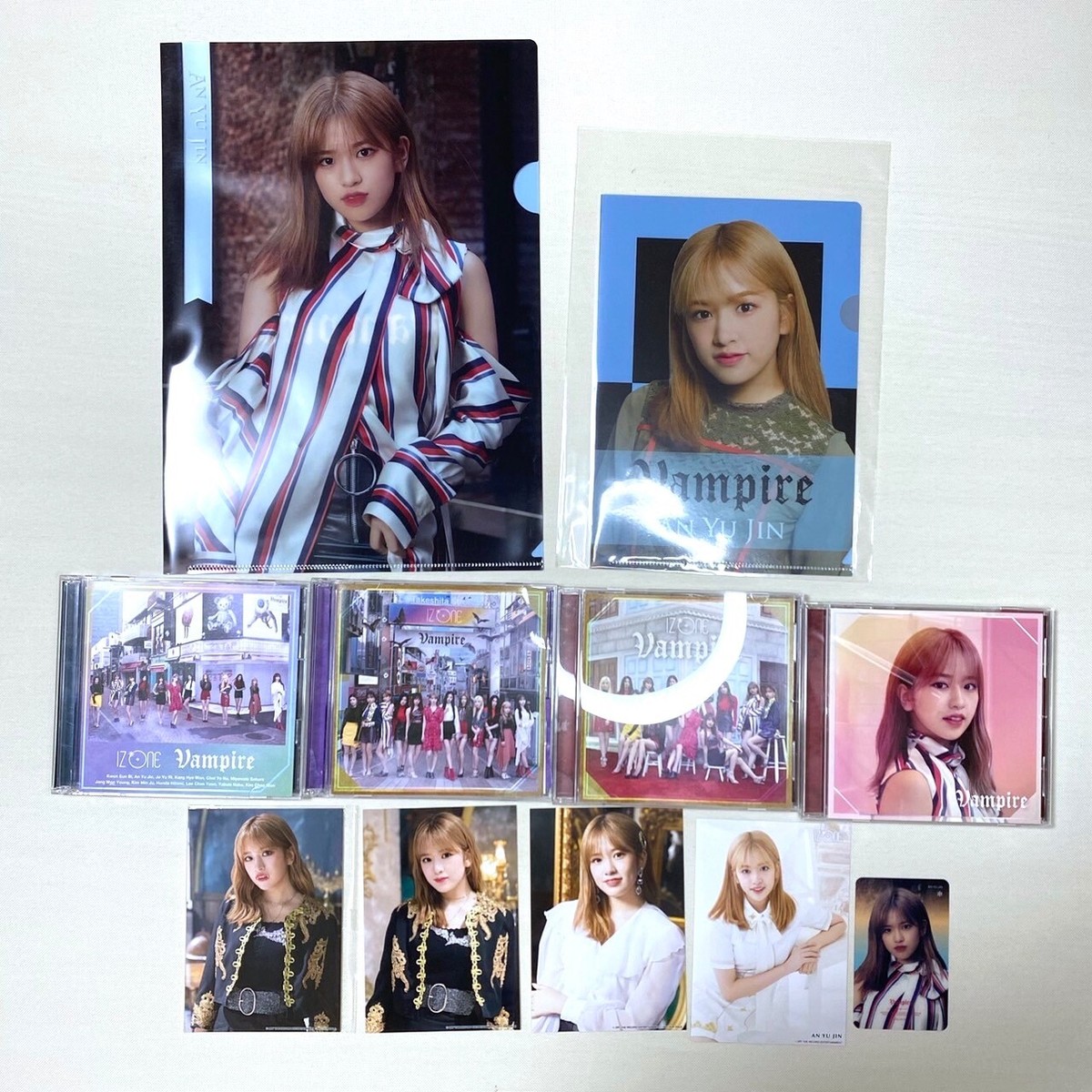 IZ*ONE Vampire AN YUJIN set 4CD + 2clear file + 4photo +