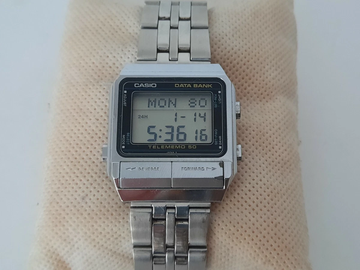 Casio Data Bank Telememo 50 Digital Made In Japan Ref D 8