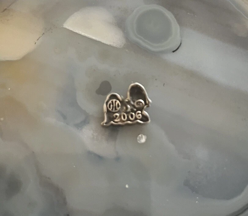 John Hardy Sterling Silver Year of the Dog Tie Tack Pin Lapel - Изображение 3 из 4