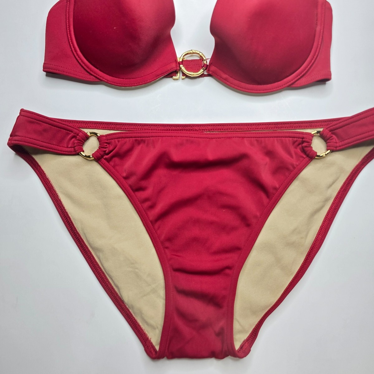 Y2K 2000's Vintage Victorias Secret Bikini Set 36B Top Large