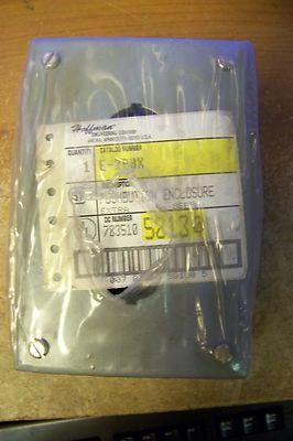 NOS Hoffman E-2PBX Extra Deep Push button Enclosure 30MM 2 Element Steel 
