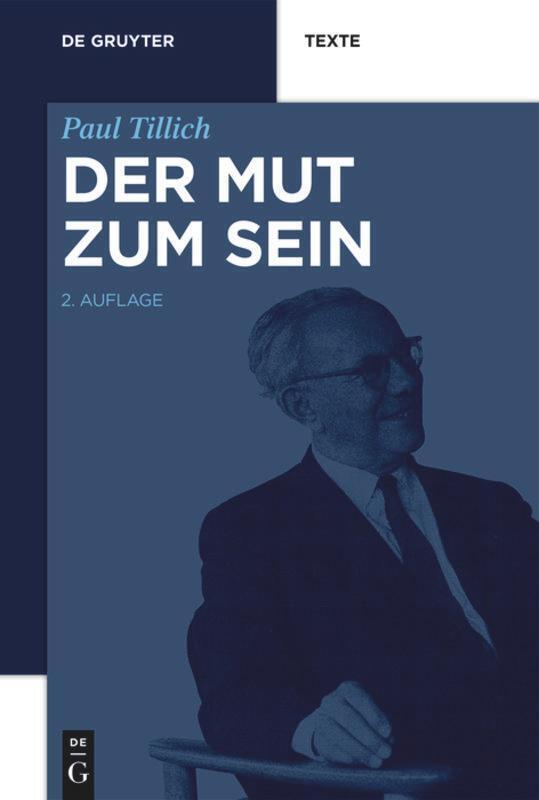 Thumbnail - Der Mut Zum Sein Paul Tillich Taschenbuch De Gruyter Texte Viii