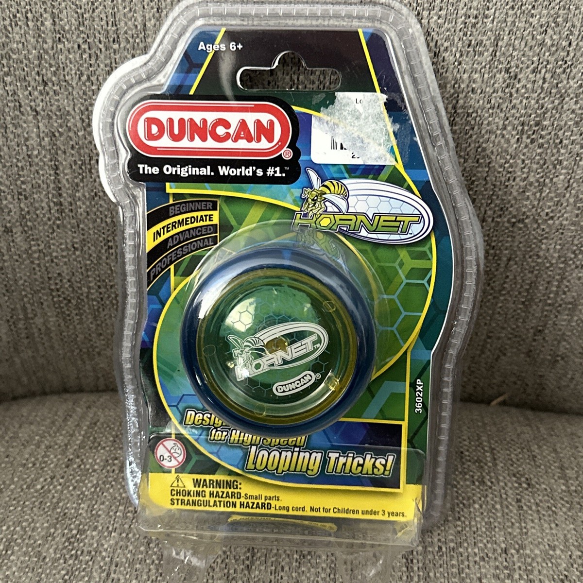 DUNCAN Intermediate Hornet Looping YoYo Yo-Yo Blue / Yellow