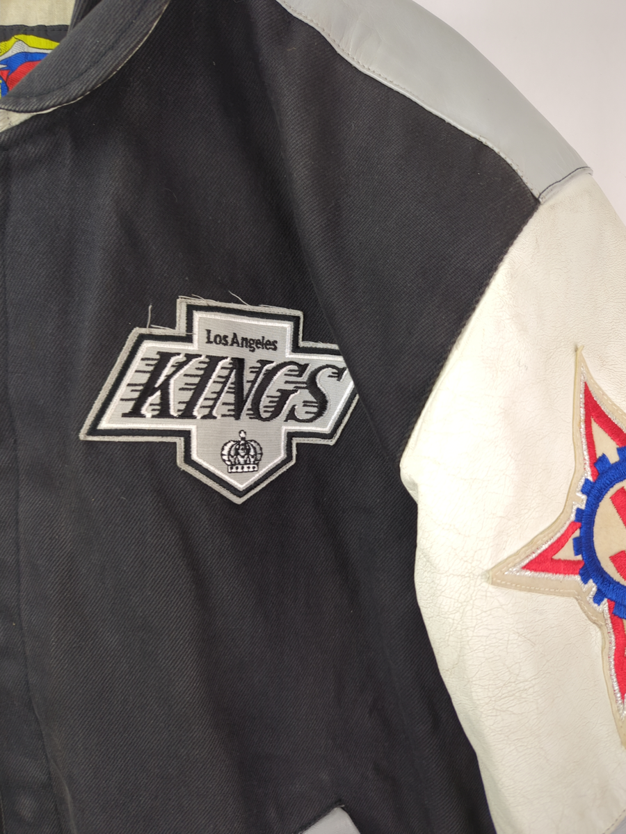 VTG 1990s JEFF HAMILTON x LOS ANGELES KINGS Mens Sz L Jacket VTG 1990s JEFF HAMILTON x LOS ANGELES KINGS Mens Sz L Jacket