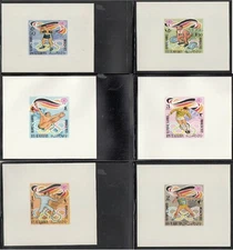 Ras Al-Khaimah - Stamps Deluxe Blocks - Olympics Sports - Michel #649-654