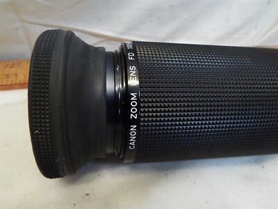 Vintage Canon 100-300mm FD Zoom SLR Camera Lens F/5.6 Telephoto