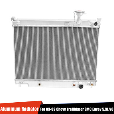 #ad 2563 Aluminum Radiator For 2003 2009 Chevy Trailblazer GMC Envoy 5.3L 6.0L V8 AT $125.88