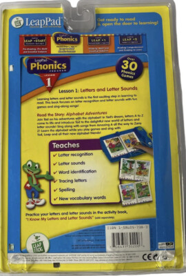 leap pad Phonics Book 1: Alphabet Adventures lesson #1 letters and