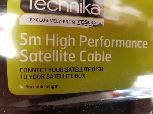 Technika 5m High Performance Satellite Cable TKCCS5SS13 Gold Connectors - Sealed - 第 4/5 張圖片