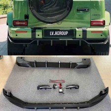 Fiberglass Rear Diffuser Lip Front Lip Kit Set For G Class W464 Amg G63 2019