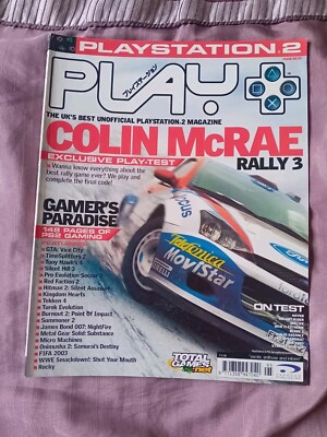 Play Unofficial PlayStation Magazine Issue 95 PS2 Colin McRae Rally 3 Cover