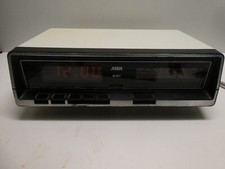 VINTAGE AWA B107 LED CLOCK RADIO MID CENTURY RADIO ALARM DIGITAL CLOCK 