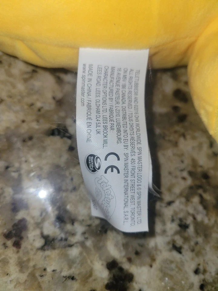 Фигурка желтой плюшевой куклы Teletubbies 11 дюймов Jumping Laa Laa  - Изображение 3 из 3