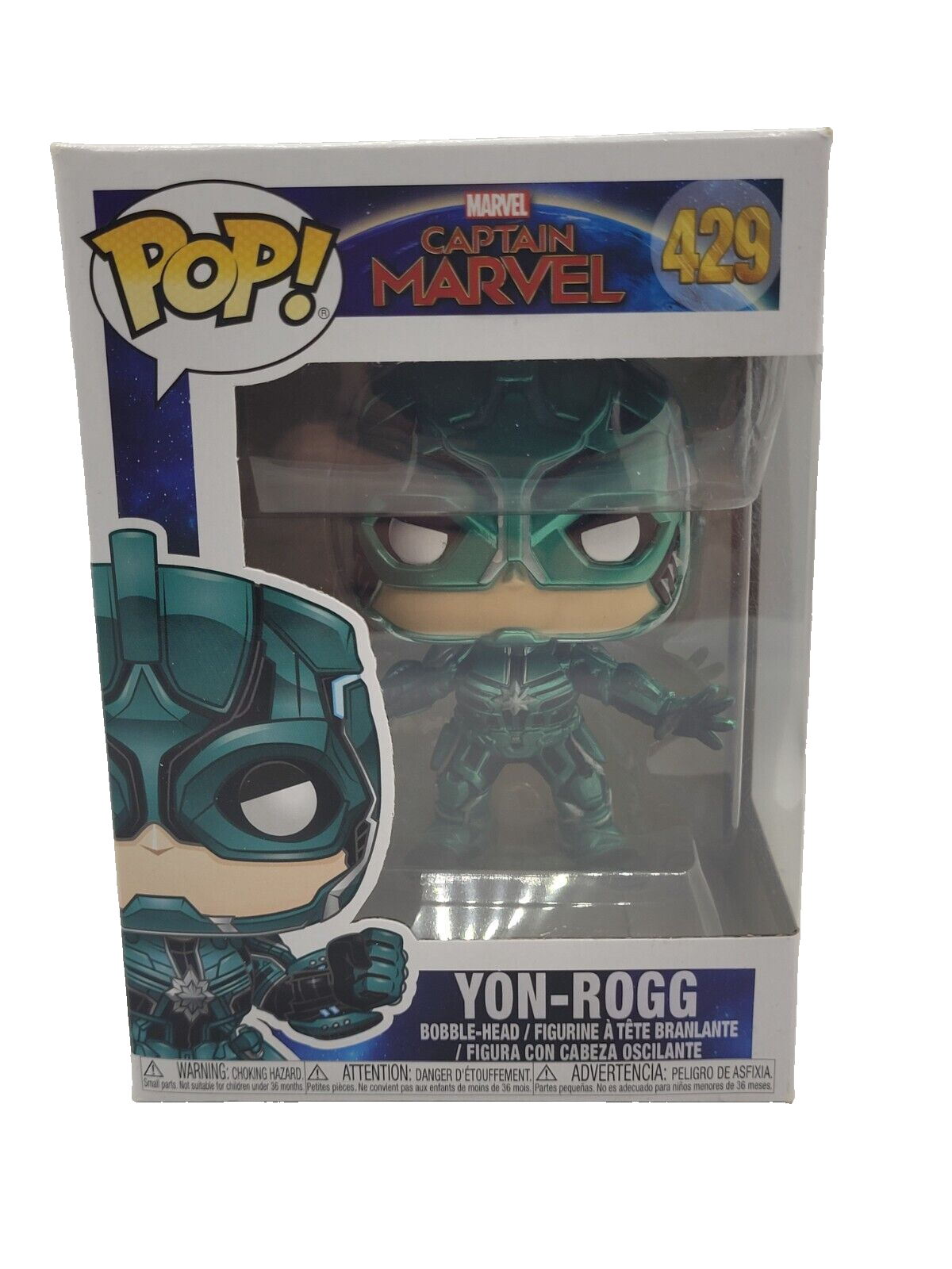 Captain Marvel Yon-Rogg Funko Pop #429 – Marvel Vinyl Pop Figure Boxed