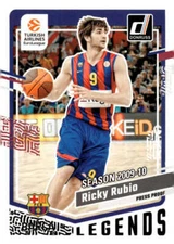 RICKY RUBIO 2023-24 Donruss Turkish EuroLeague Press Proof Silver #188 ID:106430