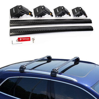 Roof Rack Cross Bars Black Gray Aluminum For VOLKSWAGEN TOUAREG 2019 2024