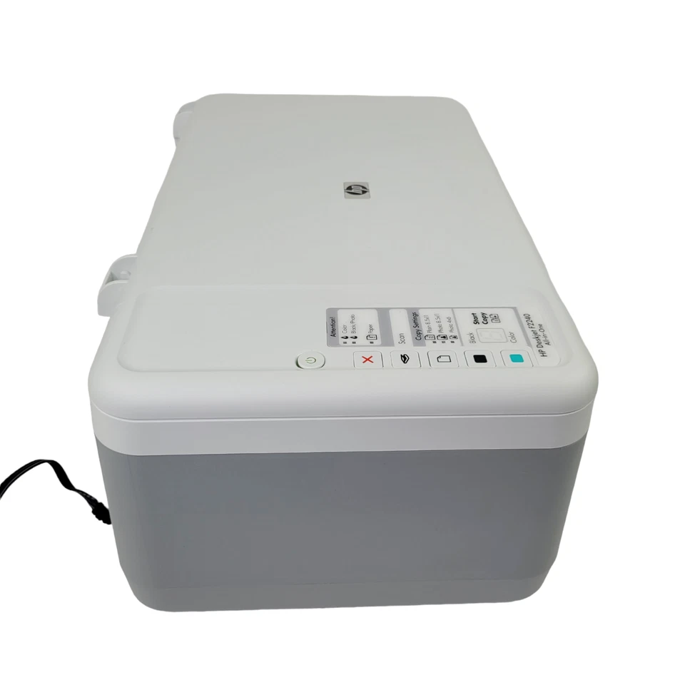 HP DeskJet F2240 All-in-One Color Inkjet Printer Working Needs Ink - Image 4 of 4