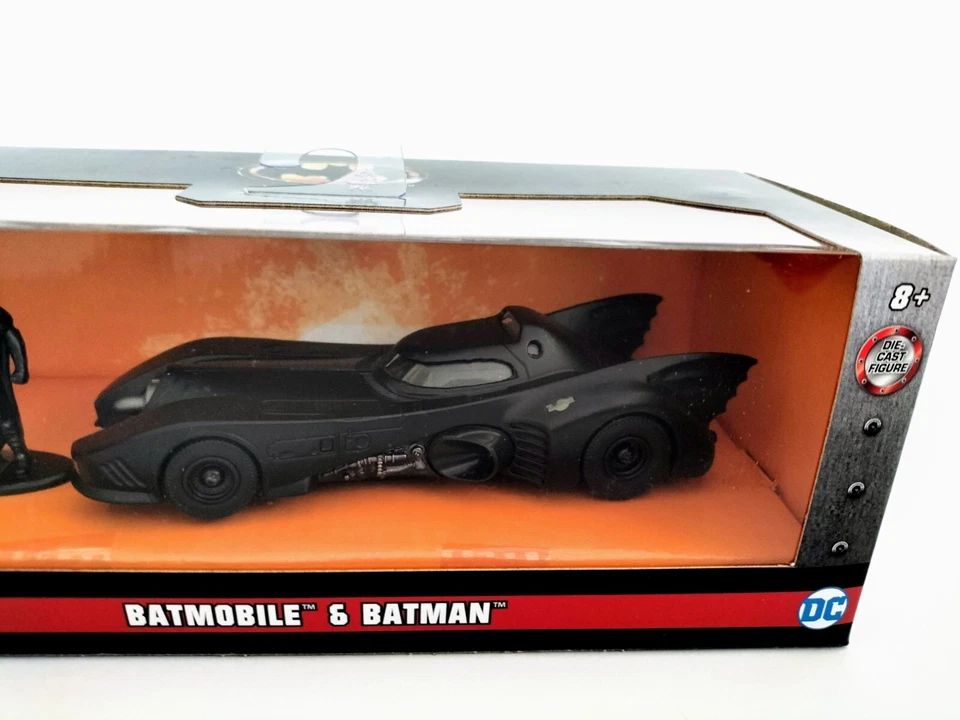 Figura Die-Cast Jada Batman 1989 Batimóvil y Batman 1:32 NUEVO Sellado Foto 2 de 4