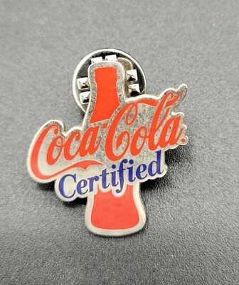 Coca Cola Certified Lapel Hat Trading Pin