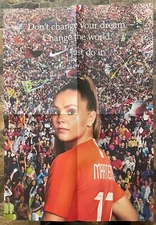 LIEKE MARTENS, RARE ! 16 1/2" x 23 1/2" NIKE "JUST DO IT" POSTER !