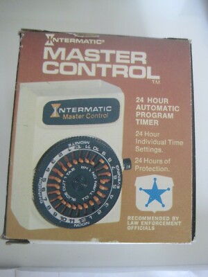 Master Control Intermatic 24 Hour Automatic Timer Vintage AU