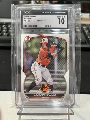 2023 Bowman Prospects Jackson Holliday #BP-20 CGC 10 (A)