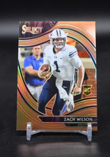 Zach Wilson 2021 Panini Chronicles Draft Picks Select Bronze #261 Rookie RC Jets