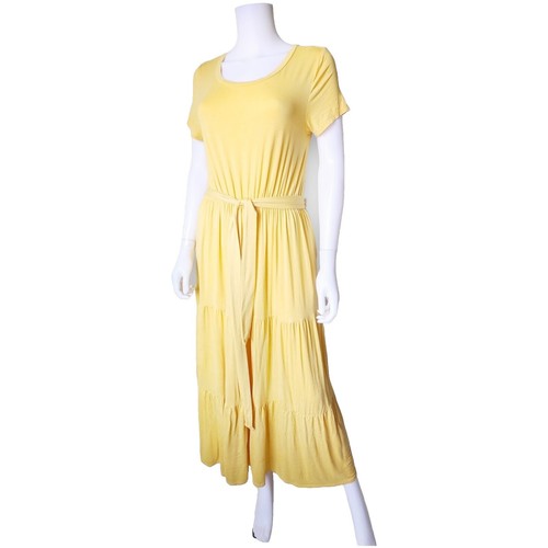 knee length dresses for ladies Sky Blue Ruched Tiered Sleeveless Maxi Dress main image 0