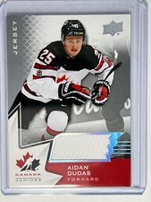 2020-21 UD Team Canada Juniors - Jersey #41 - U-20 - Aidan Dudas
