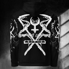 Lorna Shore  Deathcore clothing  Gothic clothes  White  Edgy  Alt  Hoodie