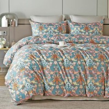 Duvet Cover Size Set Boho Floral Pattern Duvet Cover for Size Queen Multicolor