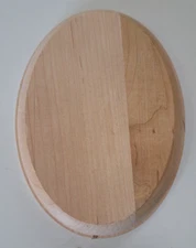 PAINT GRADE WOOD OVAL ROSETTE STAIR PART 5 3/4” X 4 1/4" X 3/4”  #7337