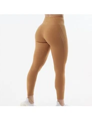 Alphalete Women's Pulse Surge Legging-Chestnut, Size Medium New