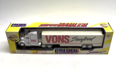 VINTAGE 1996 FACTORY SEALED Golden Wheel Vons semi Truck Series