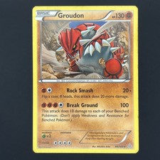 Groudon 84/160 Rare PRC XY - Primal Clash Pokemon LP