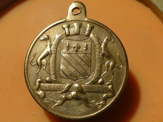 FRANCE GRANDVILLIERS MEDAILLE 1878 INAUGURATION MONUMENT GENERAL SAGET