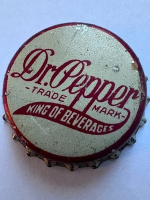 Dr.Pepper Un Used ''King of Beverages'' Cork Bottle Cap