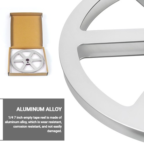 For Pioneer PR85 Compatible Lightweight 7 Inch Empty Aluminum Sound Reels - Afbeelding 5 van 16