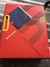 Dictionary of Untranslatables : A Philosophical Lexicon Hardcover