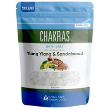 Chakras Bath Salt 32 Ounces Epsom Salt with Natural Ylang Ylang, Sandalwood, ...