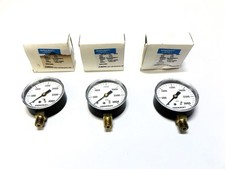 Ashcroft 1/4" NPT 0-3000 PSI Pressure Gauge 25W1005 H 02L 3000  Lot of 3 NOS