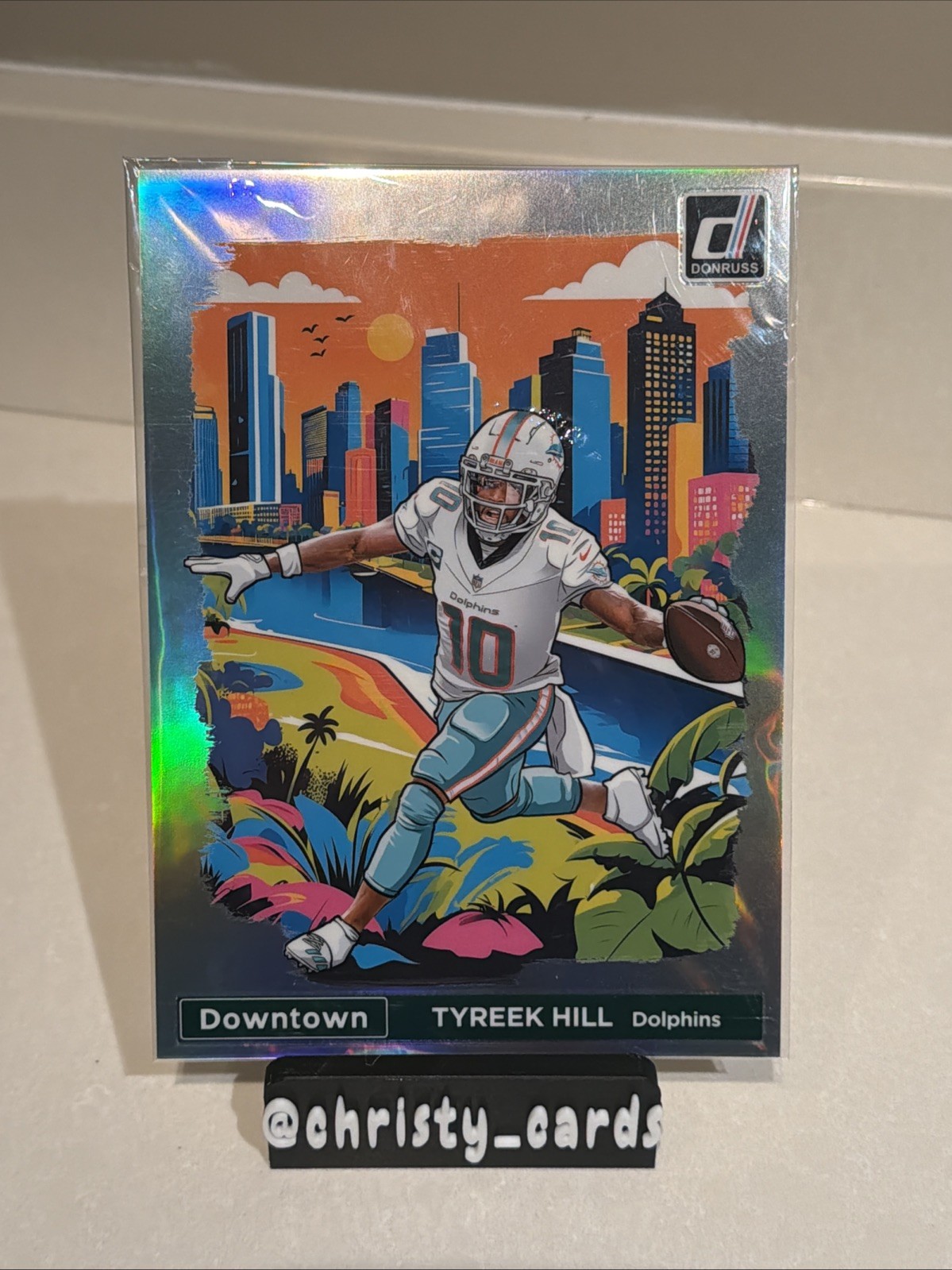 2024 Panini Donruss - Downtown! Tyreek Hill #3 Oversized