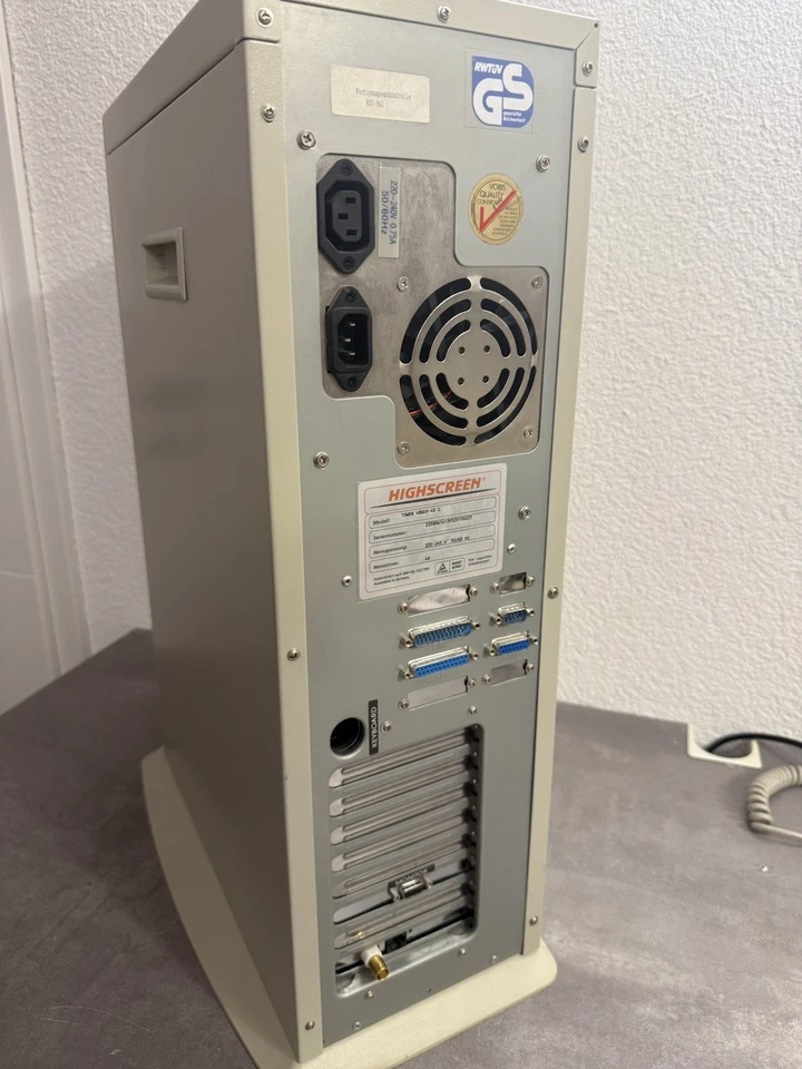 Vobis Highscreen Colani 486DX-40 32MB RAM Tower Retro PC HP Colorado Jumbo TOP - Bild 3 von 4