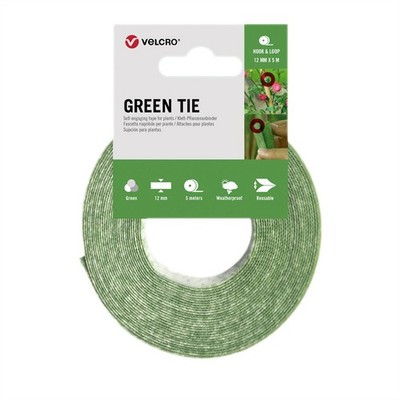 VELCRO  Green Tie 5m in sich selbst schließendes Band 12mm grün