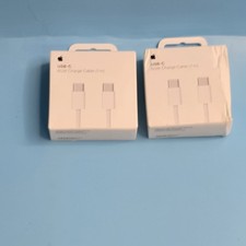 Apple 60W USB-C Fast Charging Cable 3.3ft 1m A2795 - MW493AM/A Lot Of 2