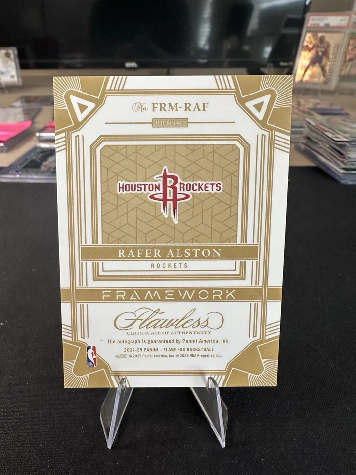 2024 Flawless Rafer Alston Framework Signatures /25 automático - Imagem 2 de 2