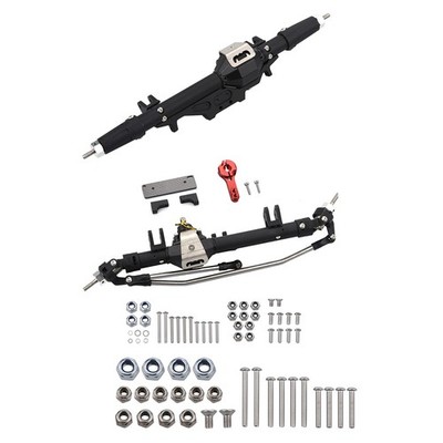 Black Front Rear Axle For AXIAL WRAITH 1/10 RR10 90018 90020 90048 90053 1:10 RC